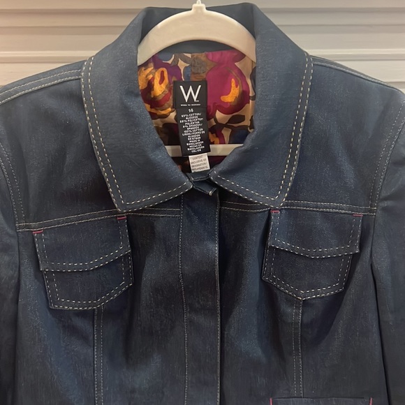 W Work to Weekend Denim Jacket.  Size 14 - Picture 2 of 12